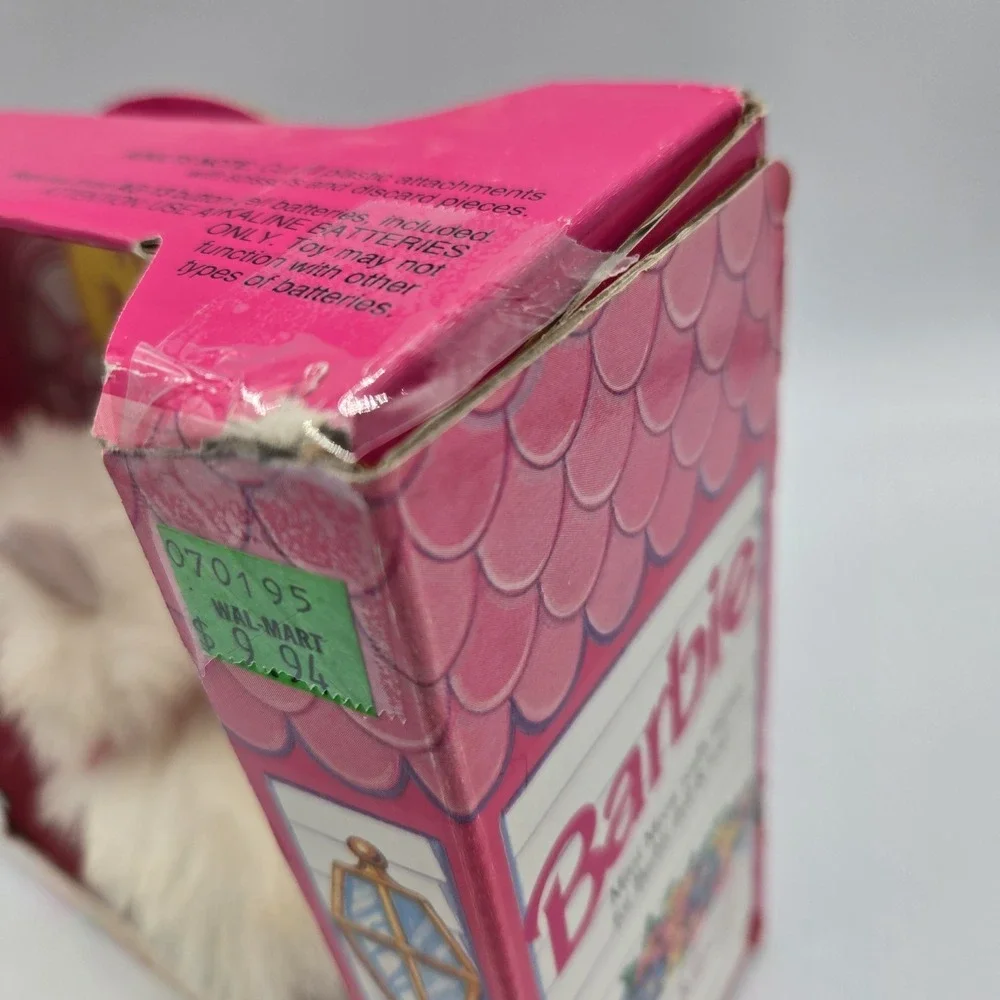 Mattel Barbie Mitzi Meow Kitty Cat 1993 White Fluffy VTG Working New Old Stock‎